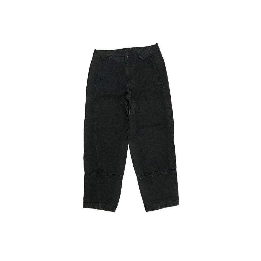 Quince Cropped Women's size 6 Black Denim jeans